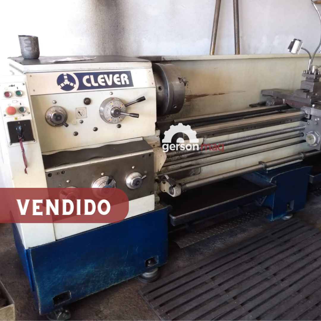 TORNO MECANICO CLEVER L2080 II ano 2009